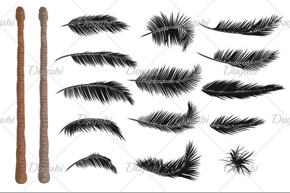 Palm Tree Brushes for Adobe Illustrator