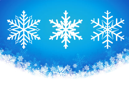Snowflakes Brushes for Adobe Illustrator