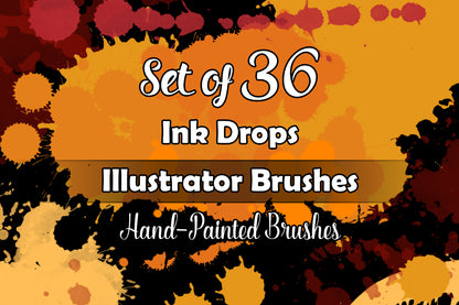 Splash Vector Brushes 01 for Adobe Illustrator