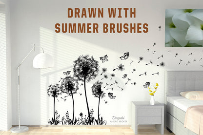 Summer Brushes for Adobe Illustrator