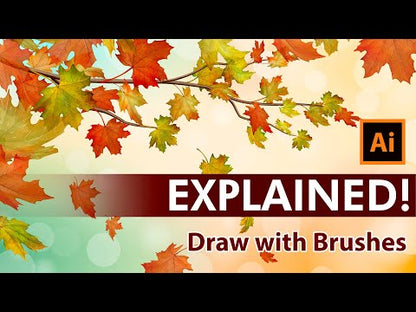 Free Leaf Brushes Sample for Adobe Illustrator