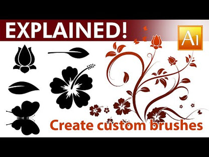 Various Nature Brushes for Adobe Illustrator
